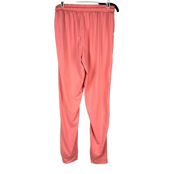 Lightweight Coral Drawstring Elastic Waist Joggers Size M - Picture 4 of 5